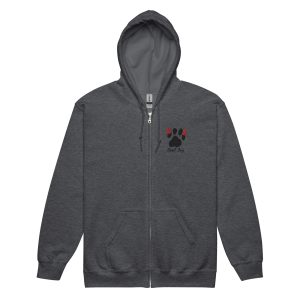 Unisex heavy blend zip hoodie - Devil Dog