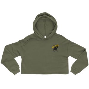 Crop Hoodie - Angel Dog