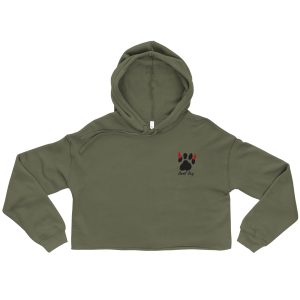 Crop Hoodie - Devil Dog